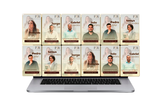 Todos os cursos do P.I.R no laptop